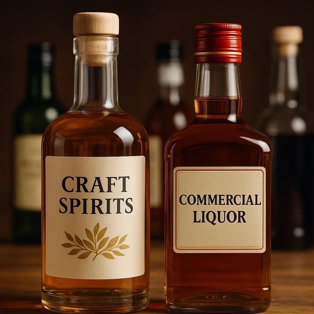 Craft Spirits vs. Commercial Liquor: What’s Really in Your Glass?